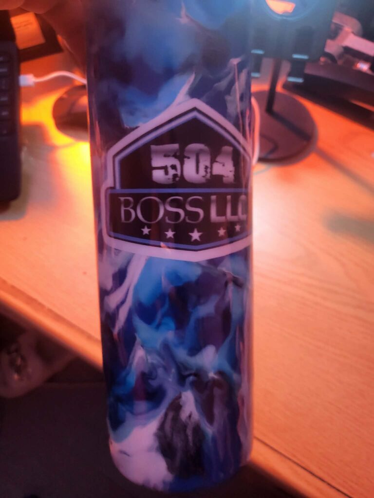 BLUE TUMBLER